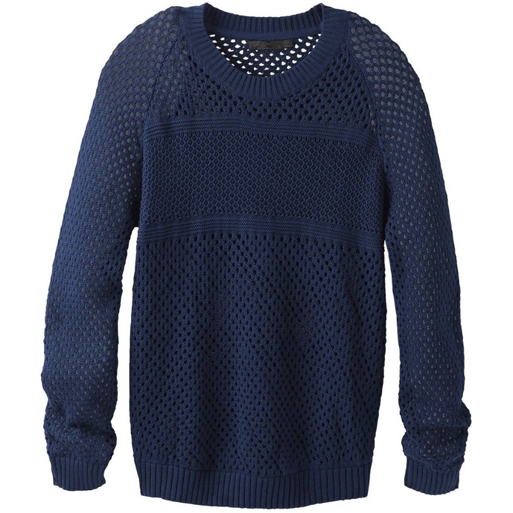 Prana Organic Cotton Kokimo Navy Knit Sweater